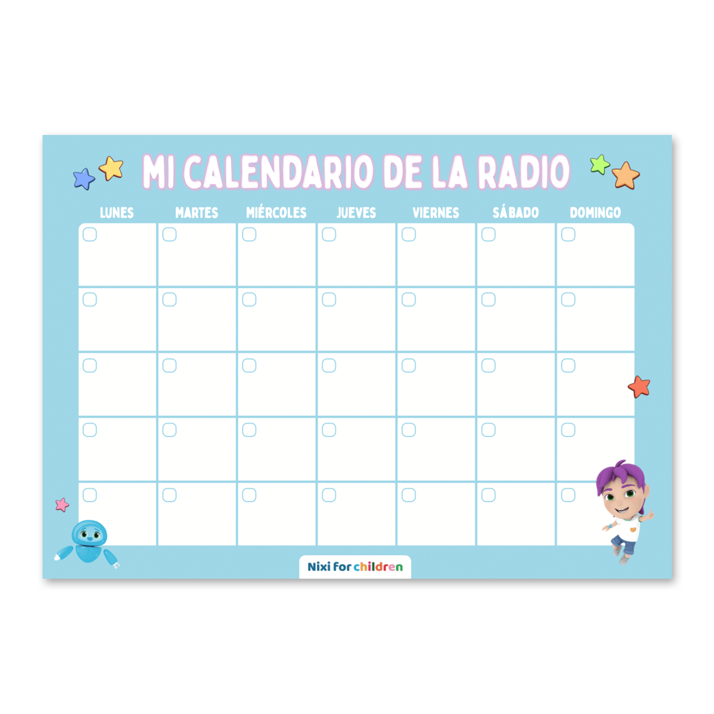 Calendario de la Radioterapia